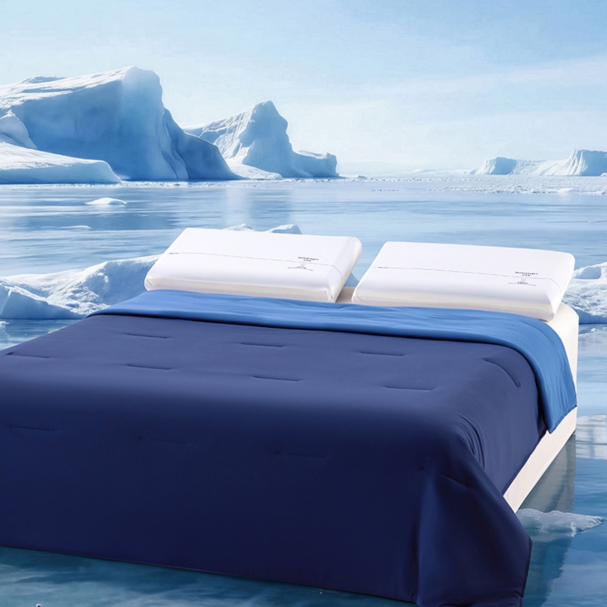 91家纺网 家纺一手货源 找家纺 亿菲凡家纺 2026新款亚朵同款酒店被子夏季深睡双感夏凉被凉感被夏被控温被pro3.0  深睡蓝