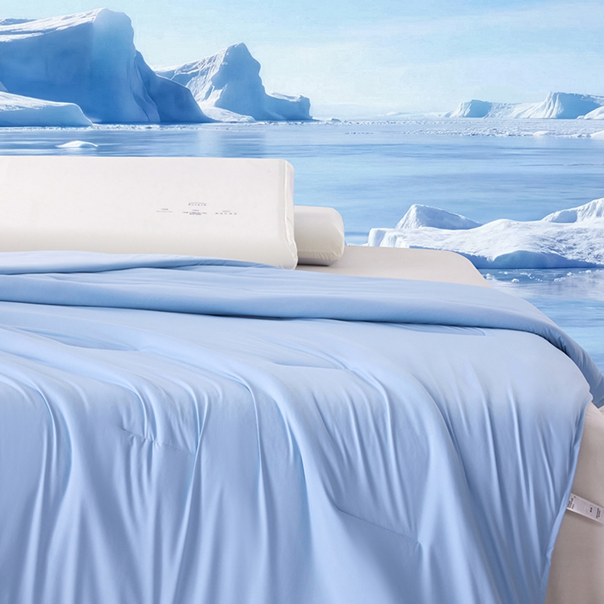 91家纺网 家纺一手货源 找家纺 亿菲凡家纺 2026新款亚朵同款酒店被子夏季深睡双感夏凉被凉感被夏被控温被pro3.0  静水蓝