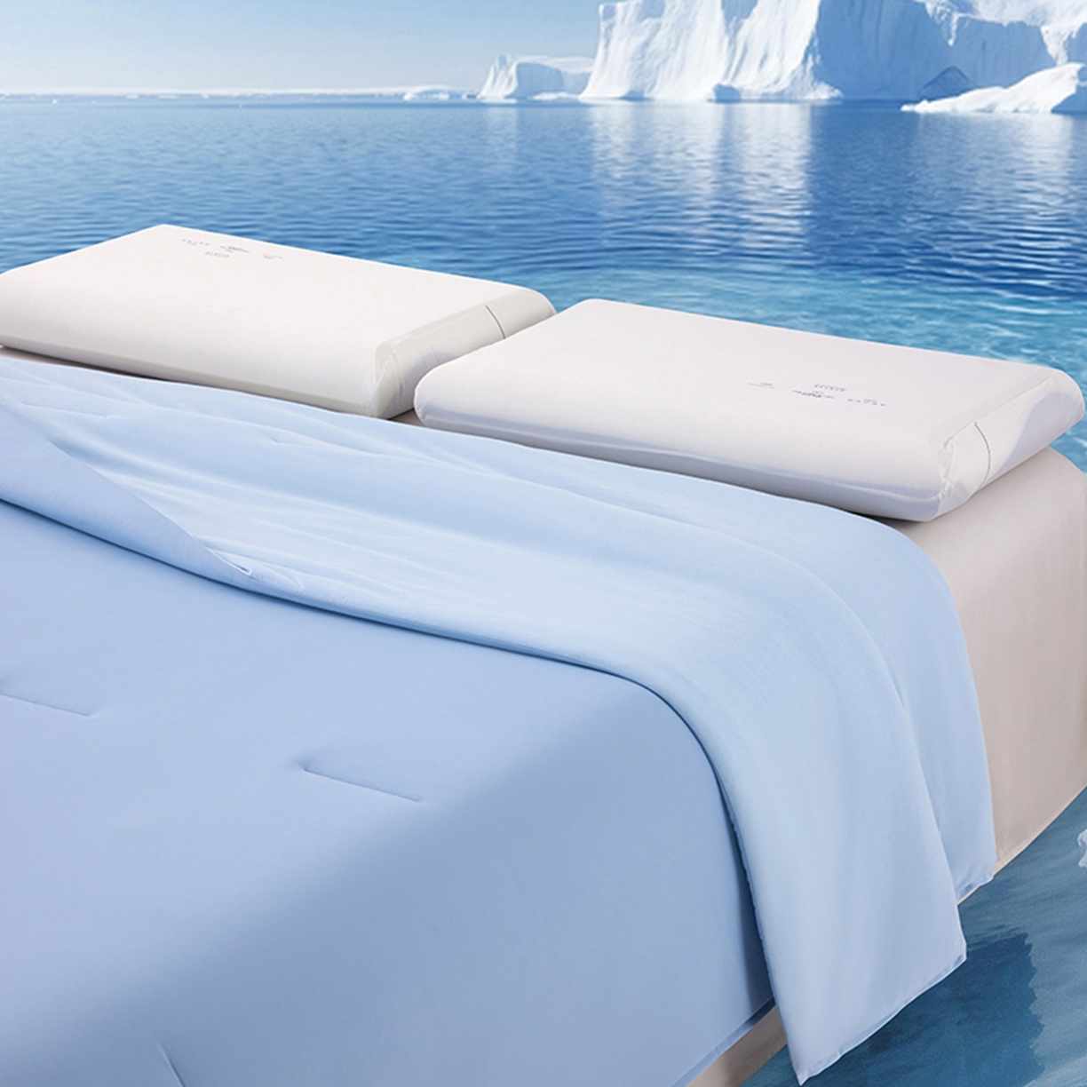 91家纺网 家纺一手货源 找家纺 亿菲凡家纺 2026新款亚朵同款酒店被子夏季深睡双感夏凉被凉感被夏被控温被pro3.0  静水蓝