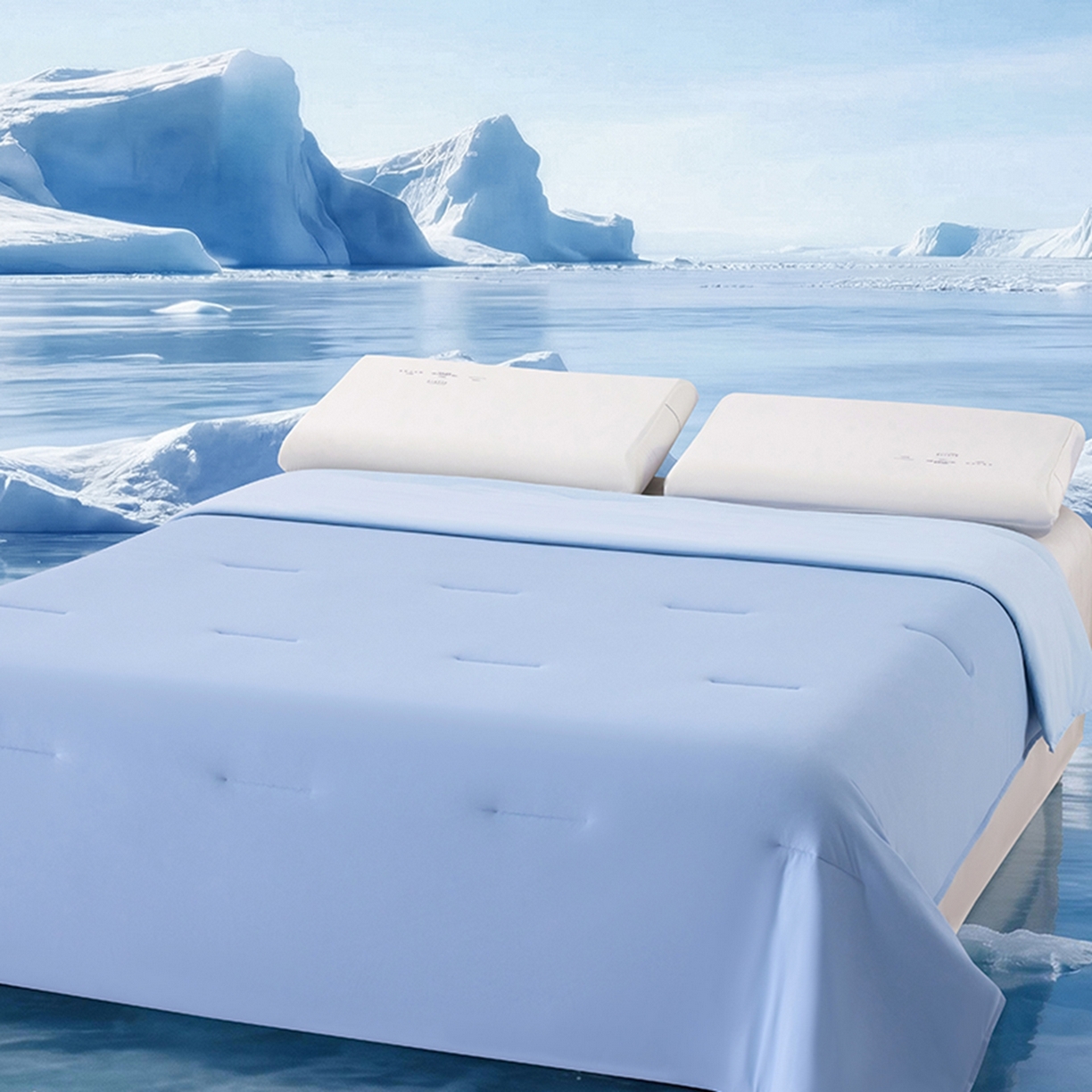 91家纺网 家纺一手货源 找家纺 亿菲凡家纺 2026新款亚朵同款酒店被子夏季深睡双感夏凉被凉感被夏被控温被pro3.0  静水蓝