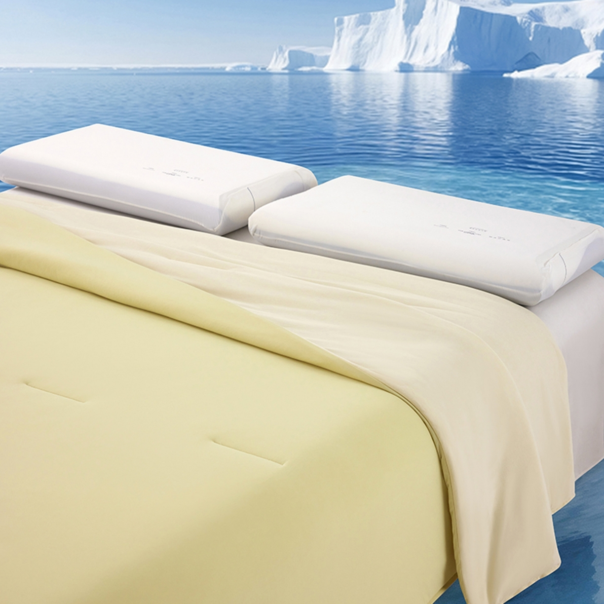 91家纺网 家纺一手货源 找家纺 亿菲凡家纺 2026新款亚朵同款酒店被子夏季深睡双感夏凉被凉感被夏被控温被pro3.0  竹青黄