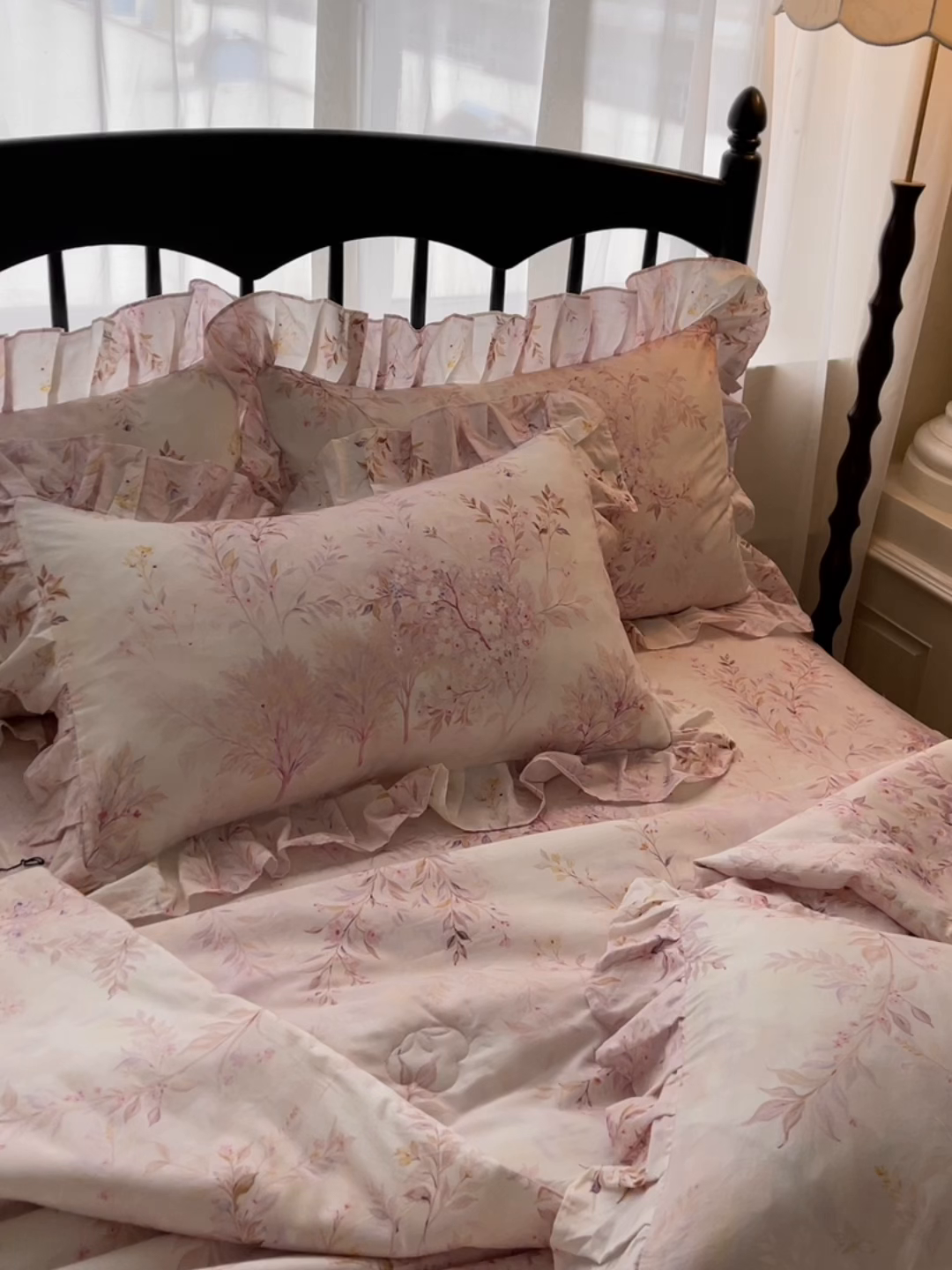 91家纺网 家纺一手货源 找家纺 （总）宜凡家纺 2026新款全棉数码印花夏被床裙四件套①号系列