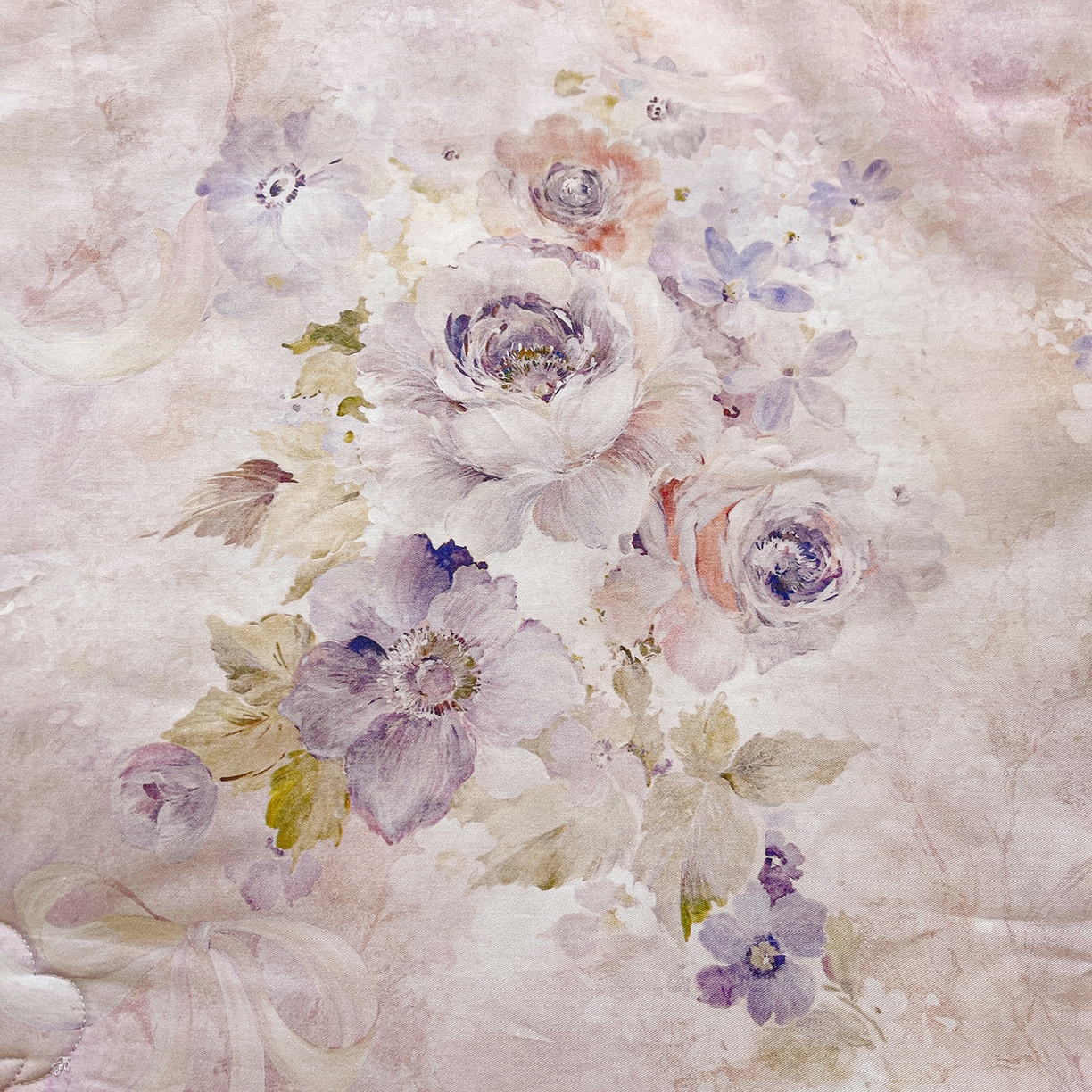 91家纺网 家纺一手货源 找家纺 宜凡家纺 2026新款全棉数码印花夏被床裙四件套①号系列 香雪海