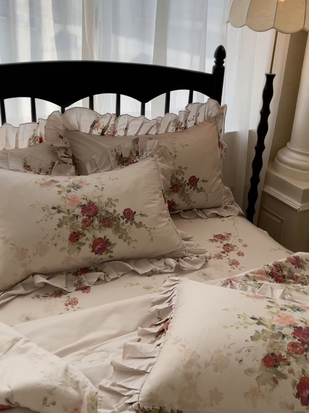 91家纺网 家纺一手货源 找家纺 宜凡家纺 2026新款全棉数码印花夏被床裙四件套①号系列 云栀