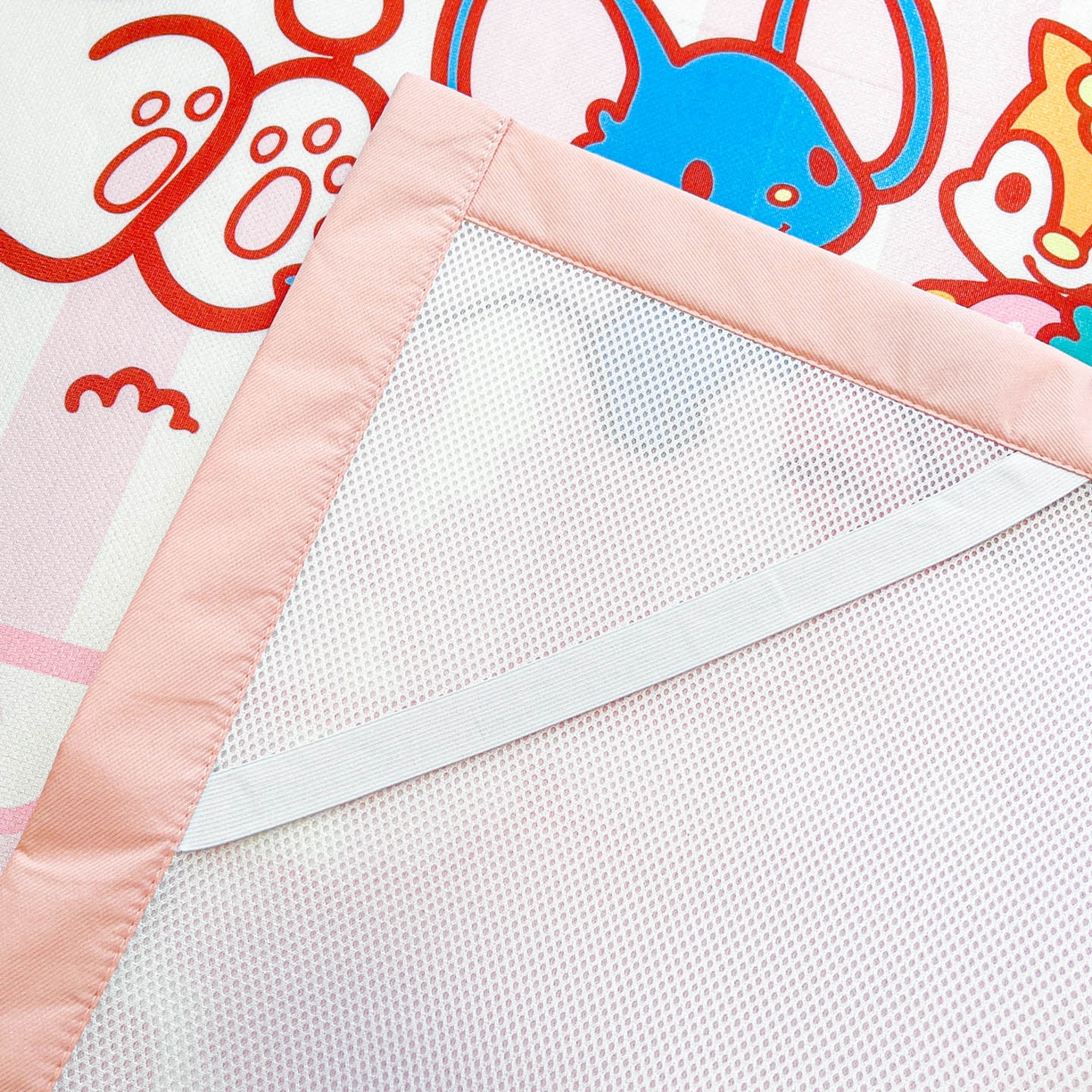 91家纺网 家纺一手货源 找家纺 暮思家居 2026新款正版授权A类大版数码印花三丽鸥1200D冰丝凉席可组合仿锦氨夏被 平铺款-草莓美乐蒂