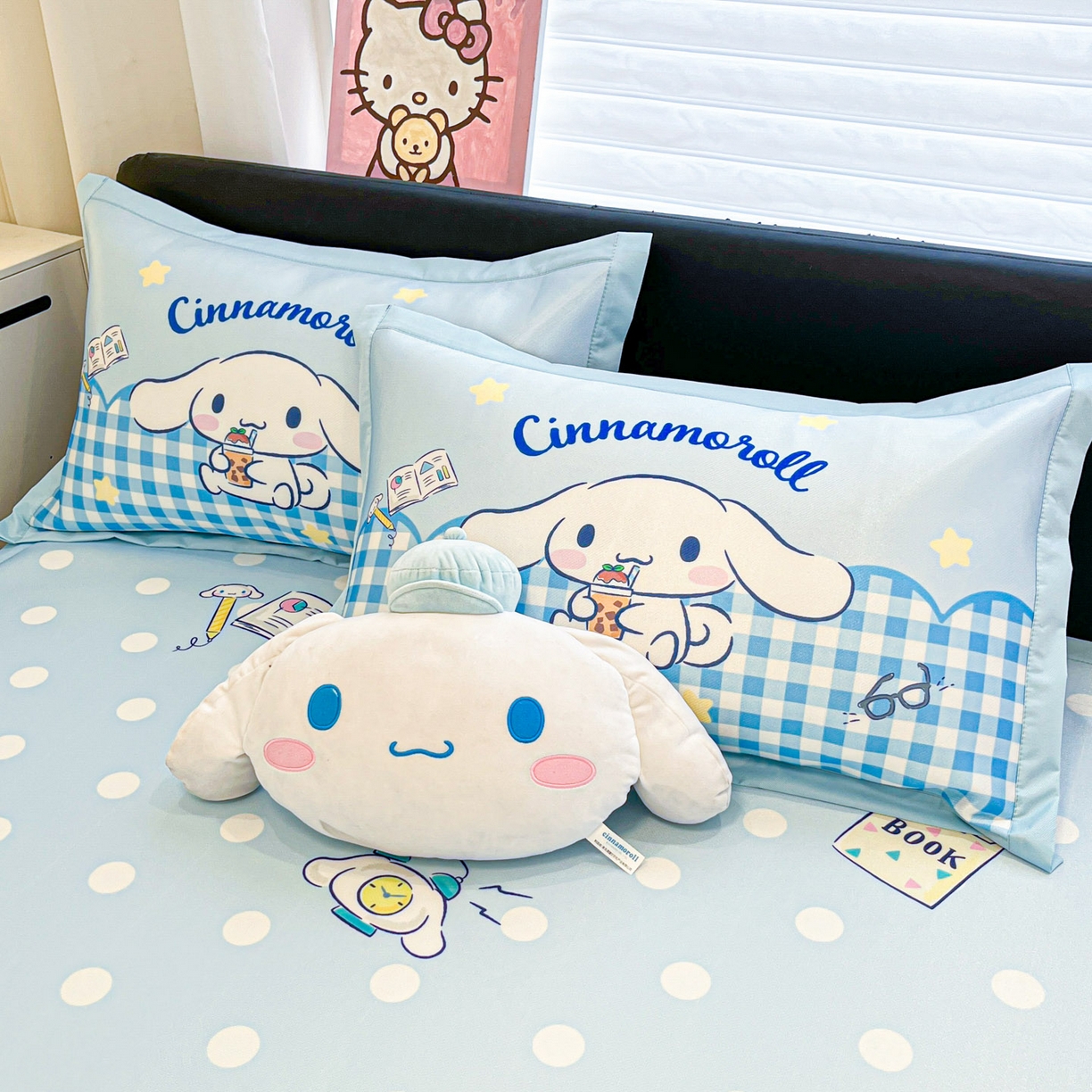 91家纺网 家纺一手货源 找家纺 暮思家居 2026新款正版授权A类大版数码印花三丽鸥1200D冰丝凉席可组合仿锦氨夏被 平铺款-快乐玉桂狗