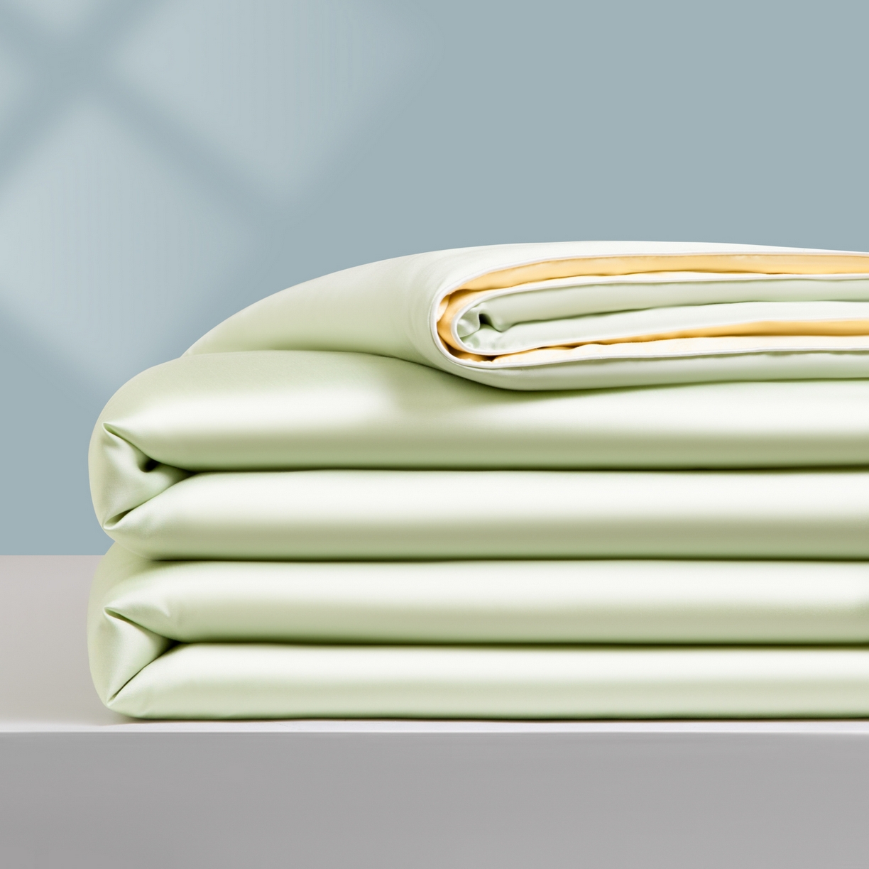 云棉坊 2026新款水洗冰丝滚边款夏被-双拼系列 双拼-水果清香+奶黄