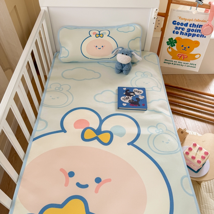 91家纺网 家纺一手货源 找家纺 （总）潮邦创意家居 2026新款A类婴童可水洗冰藤软席-巴波布布系列【含A类检测报告】