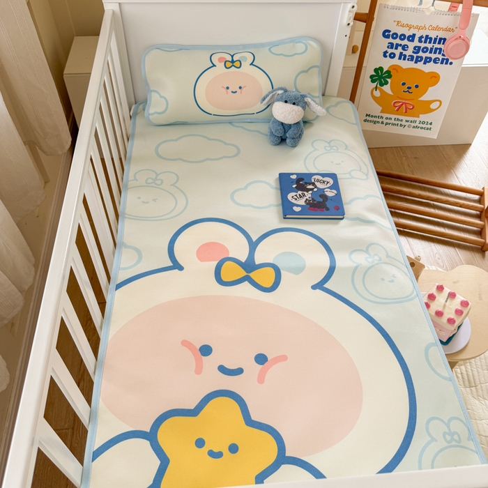 91家纺网 家纺一手货源 找家纺 （总）潮邦创意家居 2026新款A类婴童可水洗冰藤软席-巴波布布系列【含A类检测报告】