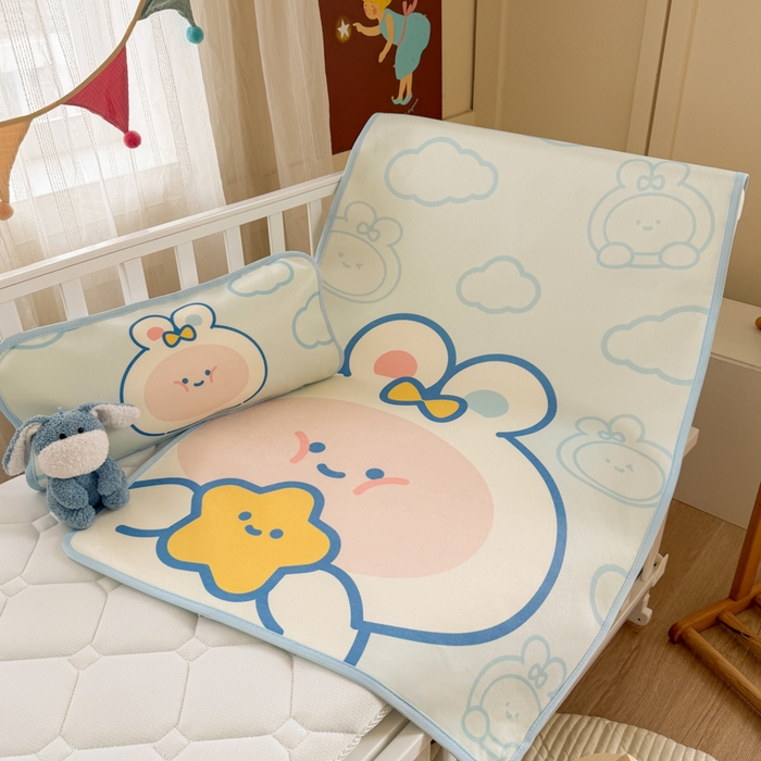 91家纺网 家纺一手货源 找家纺 （总）潮邦创意家居 2026新款A类婴童可水洗冰藤软席-巴波布布系列【含A类检测报告】