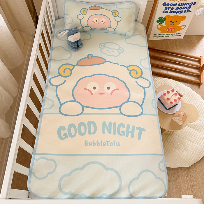 91家纺网 家纺一手货源 找家纺 （总）潮邦创意家居 2026新款A类婴童可水洗冰藤软席-巴波布布系列【含A类检测报告】