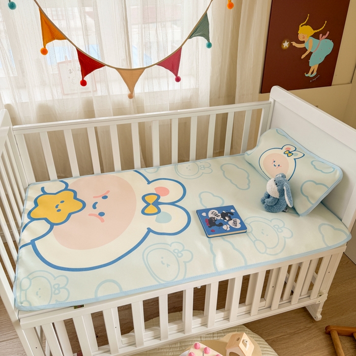 91家纺网 家纺一手货源 找家纺 潮邦创意家居 2026新款A类婴童可水洗冰藤软席-巴波布布系列【含A类检测报告】 巴波桃桃