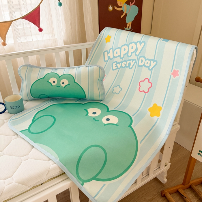 91家纺网 家纺一手货源 找家纺 潮邦创意家居 2026新款A类婴童可水洗冰藤软席-巴波布布系列【含A类检测报告】 巴波安安