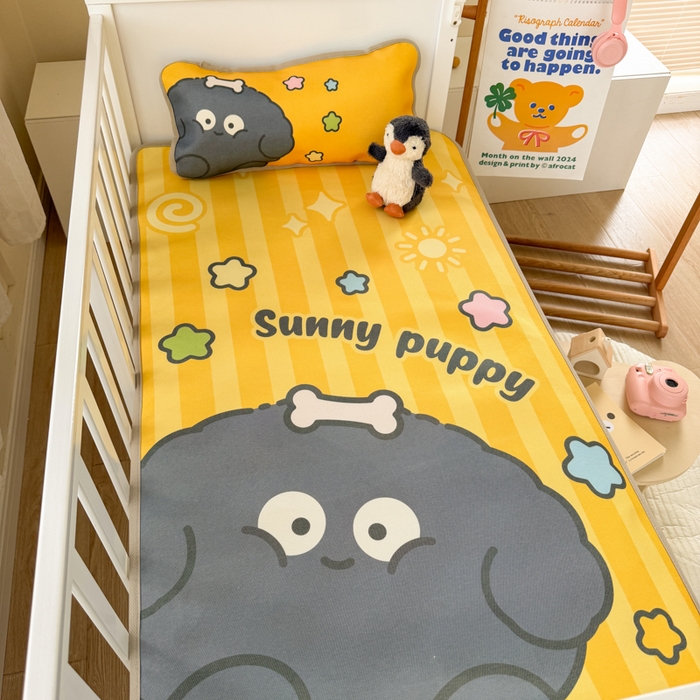 91家纺网 家纺一手货源 找家纺 潮邦创意家居 2026新款A类婴童可水洗冰藤软席-巴波布布系列【含A类检测报告】 巴波啵啵