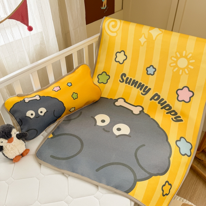 91家纺网 家纺一手货源 找家纺 潮邦创意家居 2026新款A类婴童可水洗冰藤软席-巴波布布系列【含A类检测报告】 巴波啵啵