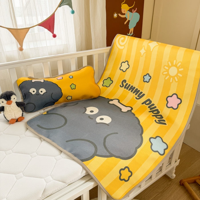 91家纺网 家纺一手货源 找家纺 潮邦创意家居 2026新款A类婴童可水洗冰藤软席-巴波布布系列【含A类检测报告】 巴波啵啵