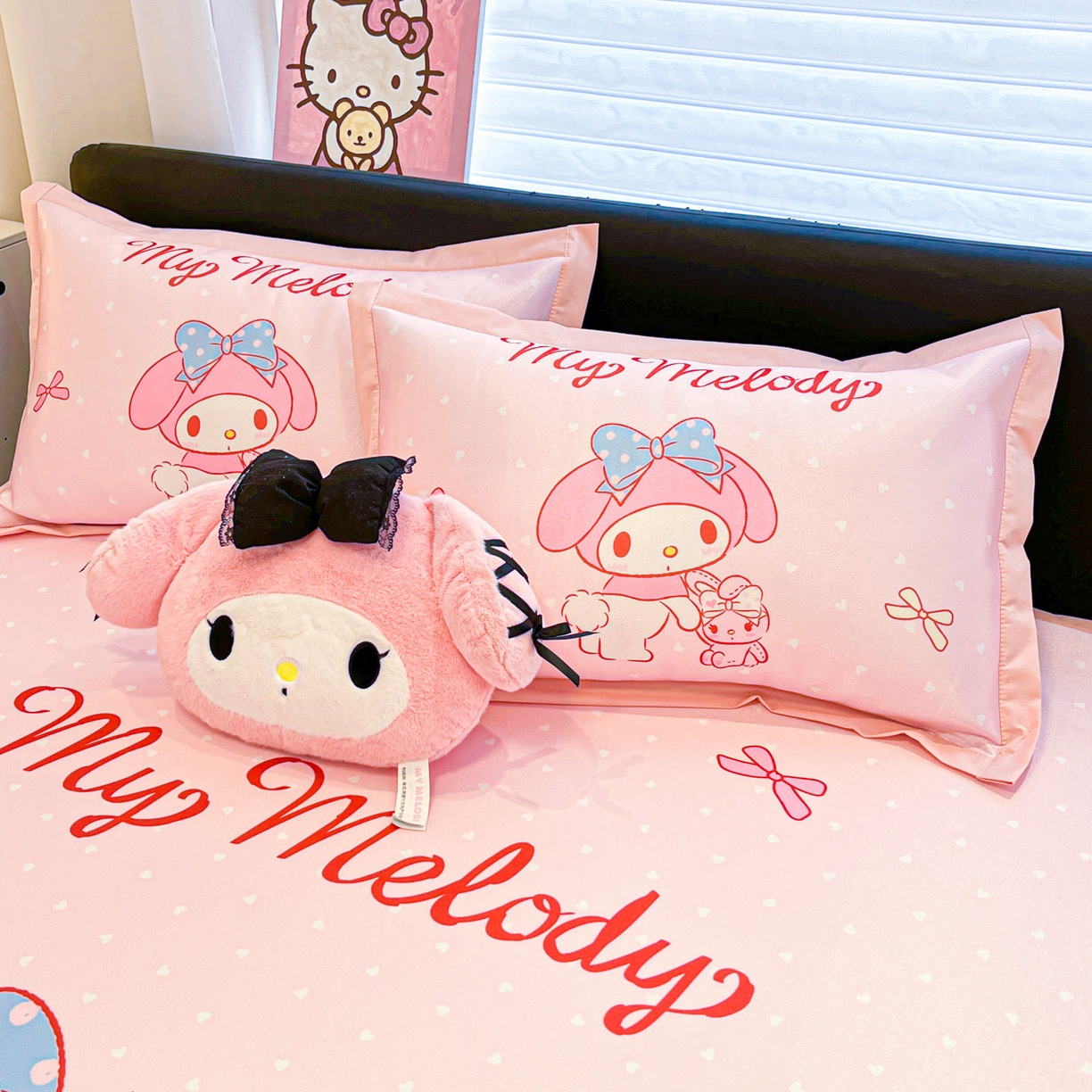 91家纺网 家纺一手货源 找家纺 暮思家居 2026新款正版授权A类大版数码印花三丽鸥1200D冰丝凉席可组合仿锦氨夏被 平铺款-小兔美乐蒂