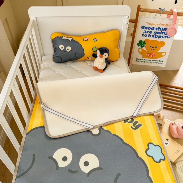 91家纺网 家纺一手货源 找家纺 潮邦创意家居 2026新款A类婴童可水洗冰藤软席-巴波布布系列【含A类检测报告】 巴波啵啵