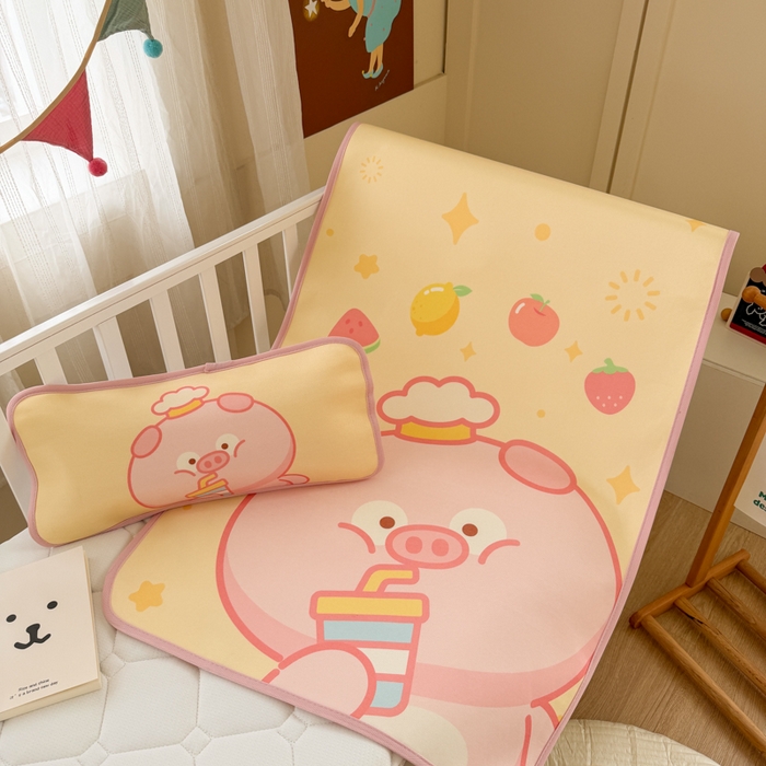 91家纺网 家纺一手货源 找家纺 潮邦创意家居 2026新款A类婴童可水洗冰藤软席-巴波布布系列【含A类检测报告】 巴波朵朵