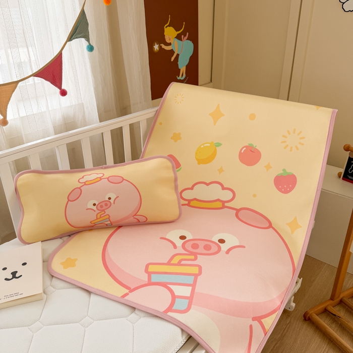 91家纺网 家纺一手货源 找家纺 潮邦创意家居 2026新款A类婴童可水洗冰藤软席-巴波布布系列【含A类检测报告】 巴波朵朵