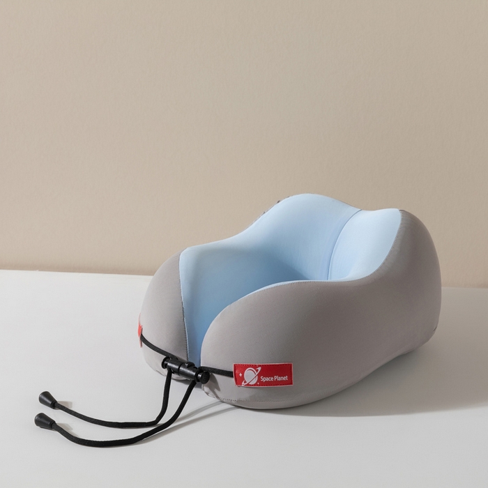 91家纺网 家纺一手货源 找家纺 （总）土多多枕芯 2026新款凉感U型枕记忆枕便携冰丝护颈枕差旅护颈枕头午睡枕礼盒-双拼色系列