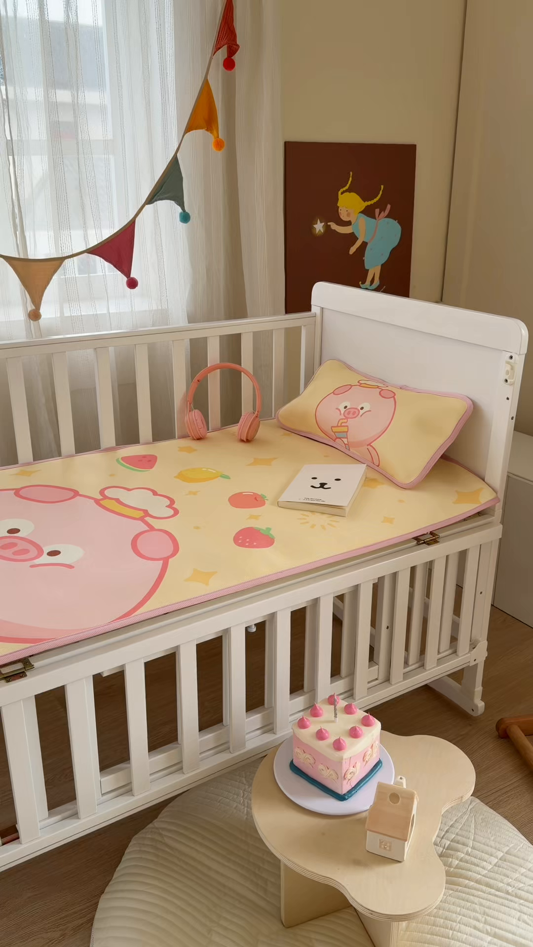 91家纺网 家纺一手货源 找家纺 潮邦创意家居 2026新款A类婴童可水洗冰藤软席-巴波布布系列【含A类检测报告】 巴波朵朵