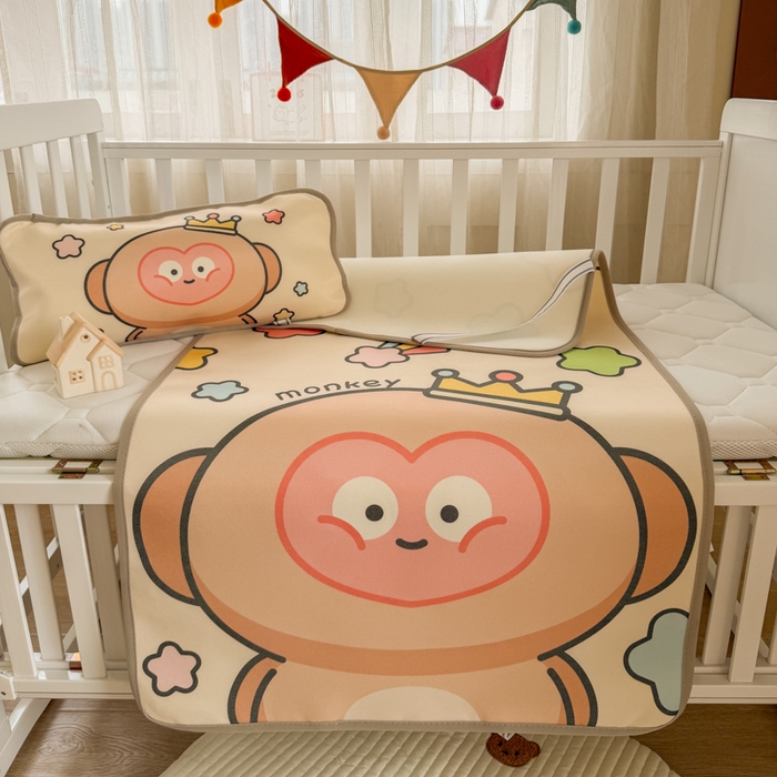 91家纺网 家纺一手货源 找家纺 潮邦创意家居 2026新款A类婴童可水洗冰藤软席-巴波布布系列【含A类检测报告】 巴波果果