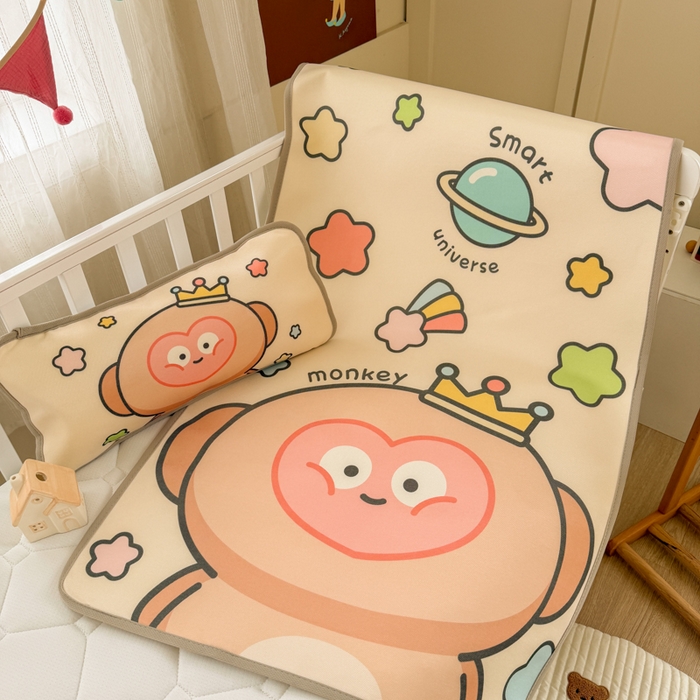 91家纺网 家纺一手货源 找家纺 潮邦创意家居 2026新款A类婴童可水洗冰藤软席-巴波布布系列【含A类检测报告】 巴波果果