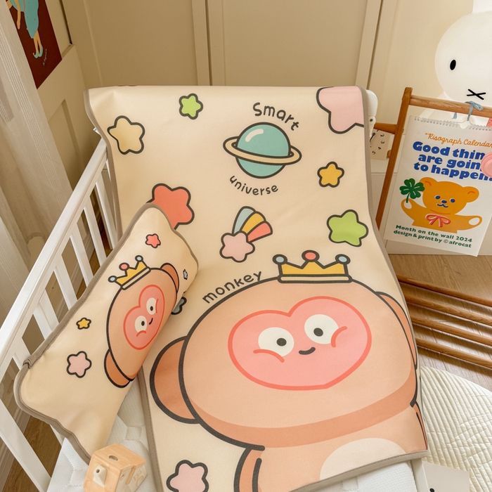 91家纺网 家纺一手货源 找家纺 潮邦创意家居 2026新款A类婴童可水洗冰藤软席-巴波布布系列【含A类检测报告】 巴波果果