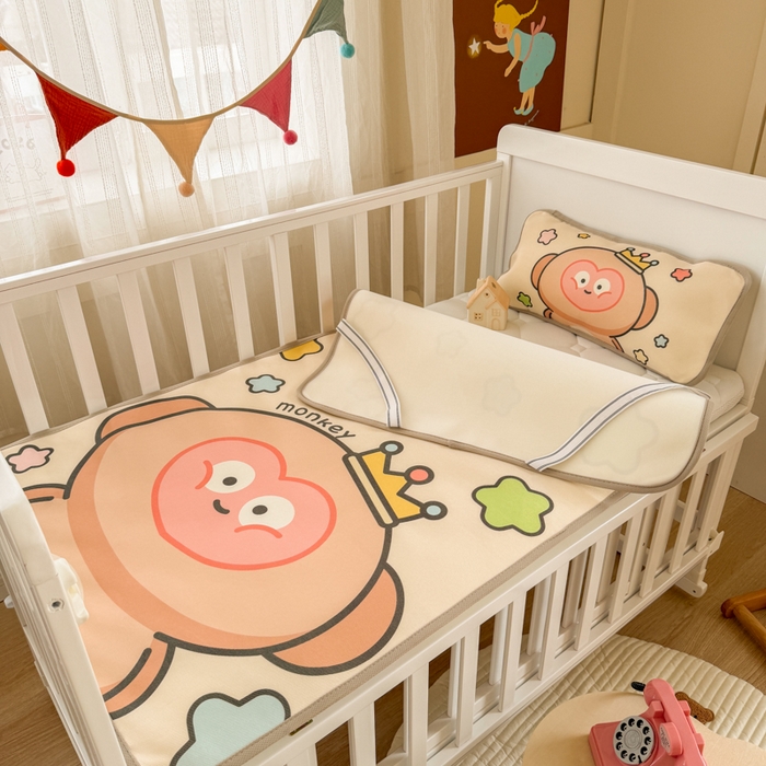 91家纺网 家纺一手货源 找家纺 潮邦创意家居 2026新款A类婴童可水洗冰藤软席-巴波布布系列【含A类检测报告】 巴波果果