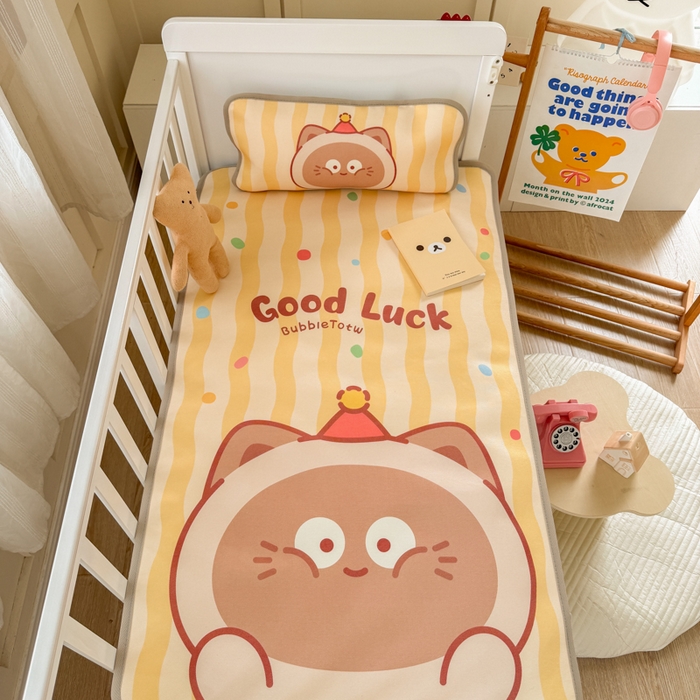 潮邦创意家居 2026新款A类婴童可水洗冰藤软席-巴波布布系列【含A类检测报告】 巴波乐乐