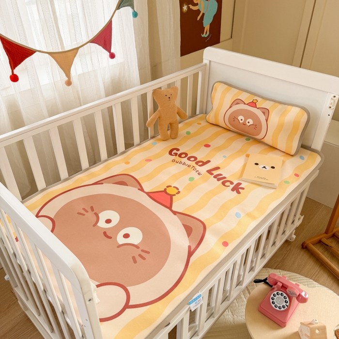 91家纺网 家纺一手货源 找家纺 潮邦创意家居 2026新款A类婴童可水洗冰藤软席-巴波布布系列【含A类检测报告】 巴波乐乐