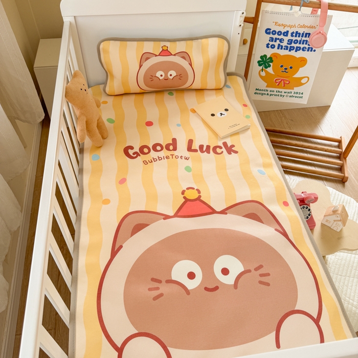 91家纺网 家纺一手货源 找家纺 潮邦创意家居 2026新款A类婴童可水洗冰藤软席-巴波布布系列【含A类检测报告】 巴波乐乐