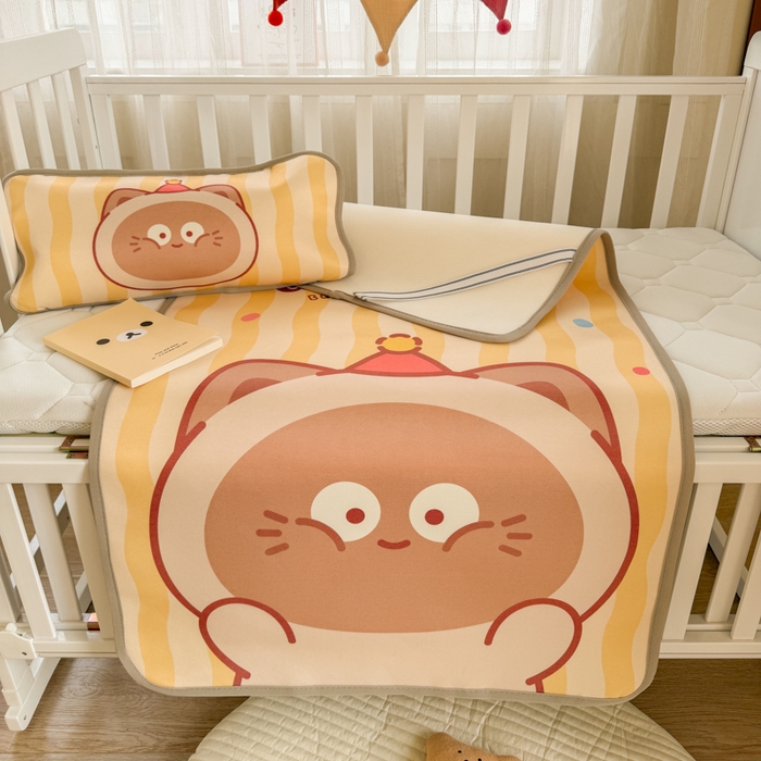 91家纺网 家纺一手货源 找家纺 潮邦创意家居 2026新款A类婴童可水洗冰藤软席-巴波布布系列【含A类检测报告】 巴波乐乐