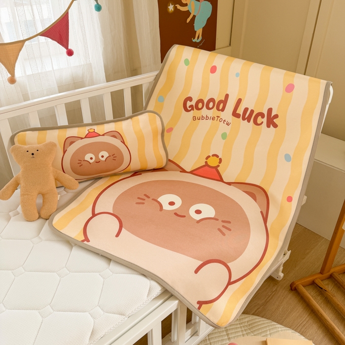 91家纺网 家纺一手货源 找家纺 潮邦创意家居 2026新款A类婴童可水洗冰藤软席-巴波布布系列【含A类检测报告】 巴波乐乐