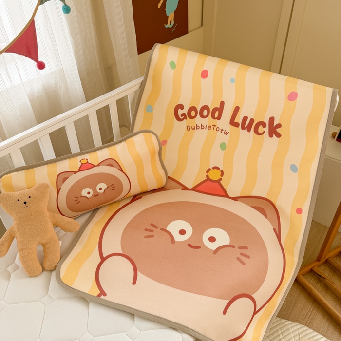 91家纺网 家纺一手货源 找家纺 潮邦创意家居 2026新款A类婴童可水洗冰藤软席-巴波布布系列【含A类检测报告】 巴波乐乐