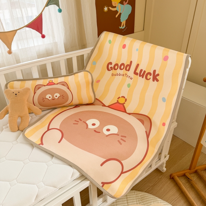 91家纺网 家纺一手货源 找家纺 潮邦创意家居 2026新款A类婴童可水洗冰藤软席-巴波布布系列【含A类检测报告】 巴波乐乐