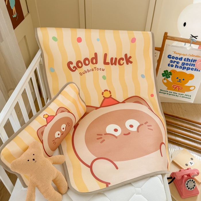 91家纺网 家纺一手货源 找家纺 潮邦创意家居 2026新款A类婴童可水洗冰藤软席-巴波布布系列【含A类检测报告】 巴波乐乐