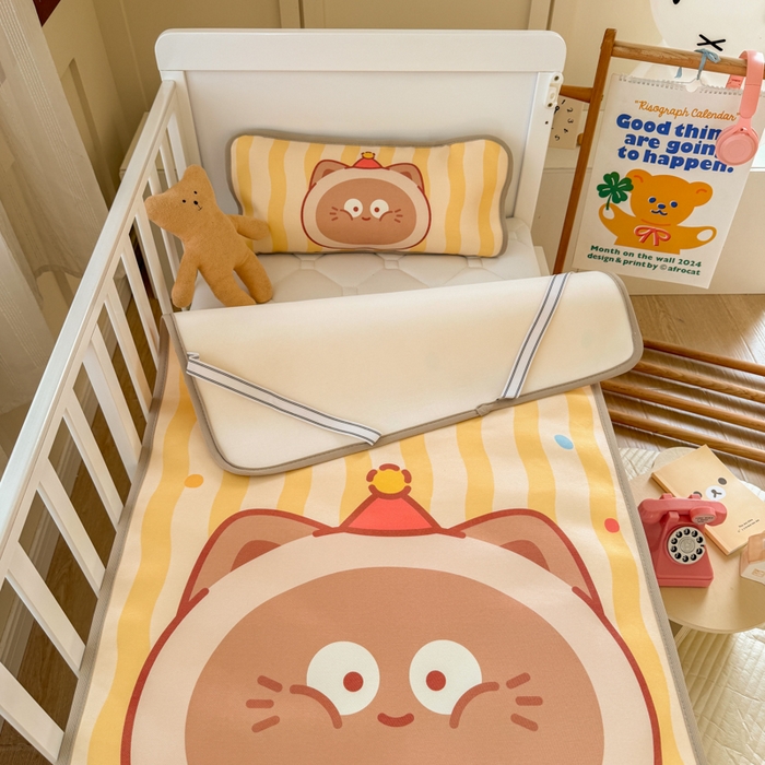 91家纺网 家纺一手货源 找家纺 潮邦创意家居 2026新款A类婴童可水洗冰藤软席-巴波布布系列【含A类检测报告】 巴波乐乐