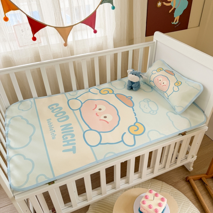 91家纺网 家纺一手货源 找家纺 潮邦创意家居 2026新款A类婴童可水洗冰藤软席-巴波布布系列【含A类检测报告】 巴波米米