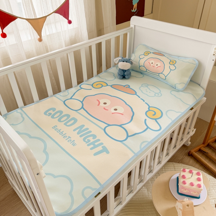 91家纺网 家纺一手货源 找家纺 潮邦创意家居 2026新款A类婴童可水洗冰藤软席-巴波布布系列【含A类检测报告】 巴波米米