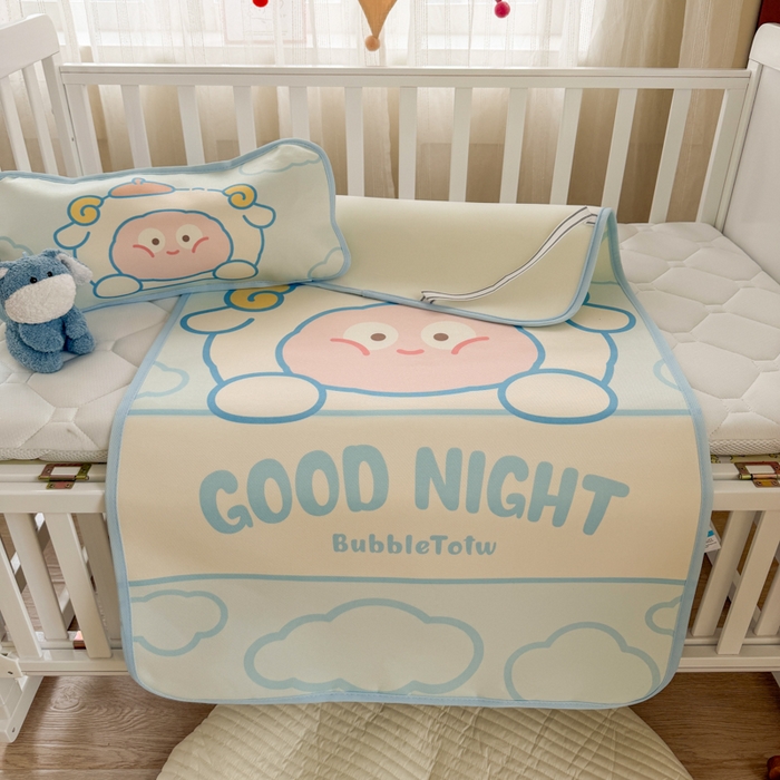 91家纺网 家纺一手货源 找家纺 潮邦创意家居 2026新款A类婴童可水洗冰藤软席-巴波布布系列【含A类检测报告】 巴波米米