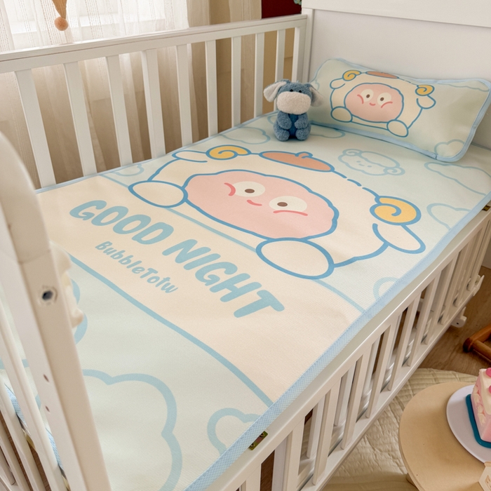 91家纺网 家纺一手货源 找家纺 潮邦创意家居 2026新款A类婴童可水洗冰藤软席-巴波布布系列【含A类检测报告】 巴波米米