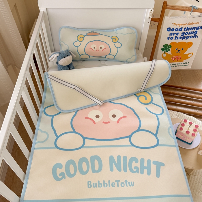 91家纺网 家纺一手货源 找家纺 潮邦创意家居 2026新款A类婴童可水洗冰藤软席-巴波布布系列【含A类检测报告】 巴波米米