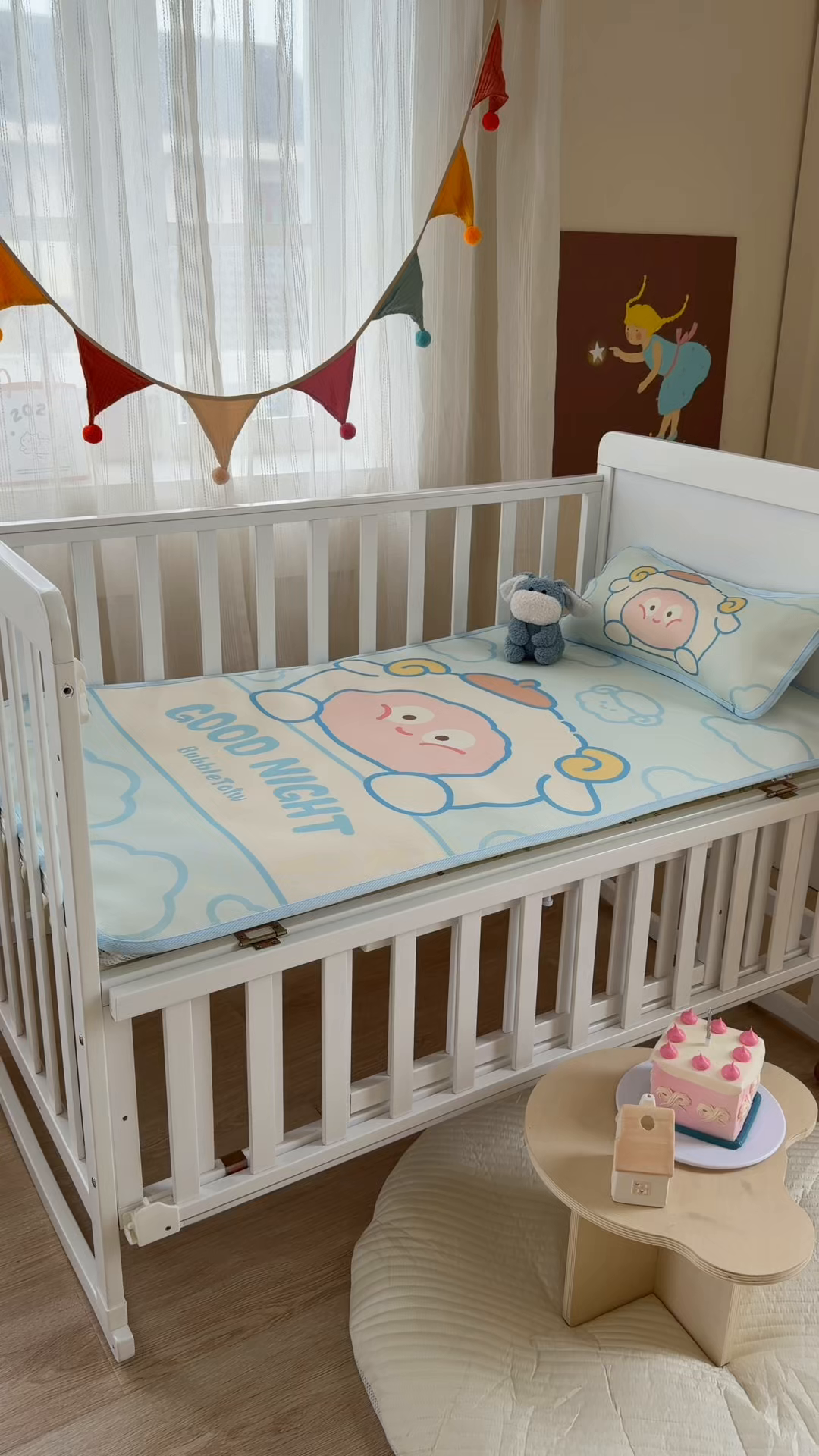 91家纺网 家纺一手货源 找家纺 潮邦创意家居 2026新款A类婴童可水洗冰藤软席-巴波布布系列【含A类检测报告】 巴波米米