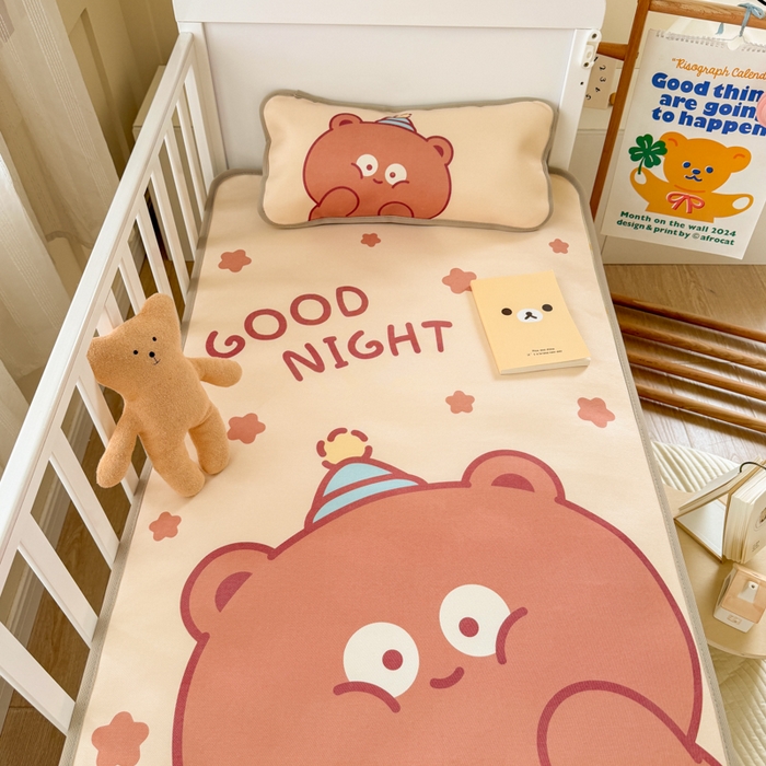 91家纺网 家纺一手货源 找家纺 潮邦创意家居 2026新款A类婴童可水洗冰藤软席-巴波布布系列【含A类检测报告】 巴波糯糯