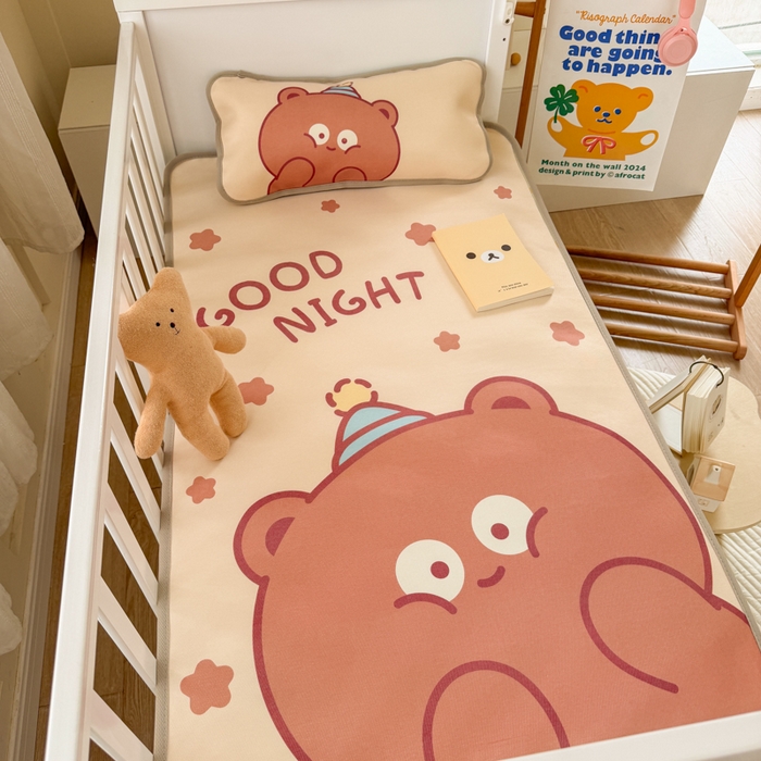 91家纺网 家纺一手货源 找家纺 潮邦创意家居 2026新款A类婴童可水洗冰藤软席-巴波布布系列【含A类检测报告】 巴波糯糯