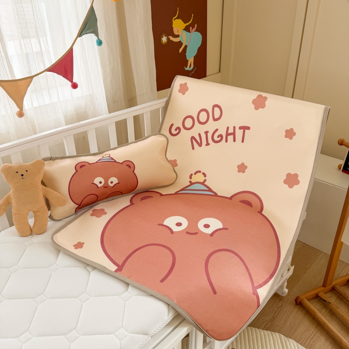 91家纺网 家纺一手货源 找家纺 潮邦创意家居 2026新款A类婴童可水洗冰藤软席-巴波布布系列【含A类检测报告】 巴波糯糯