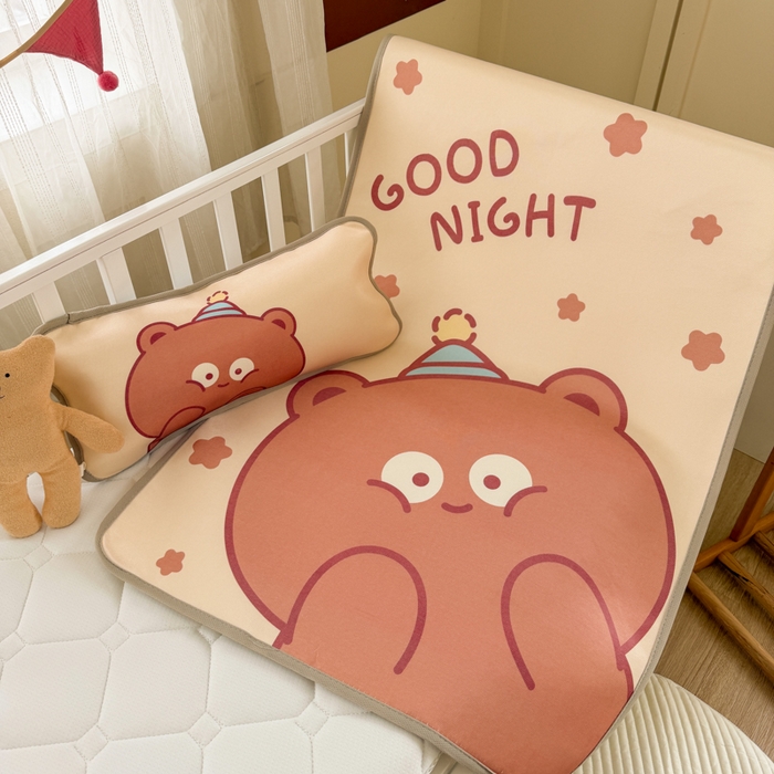 91家纺网 家纺一手货源 找家纺 潮邦创意家居 2026新款A类婴童可水洗冰藤软席-巴波布布系列【含A类检测报告】 巴波糯糯