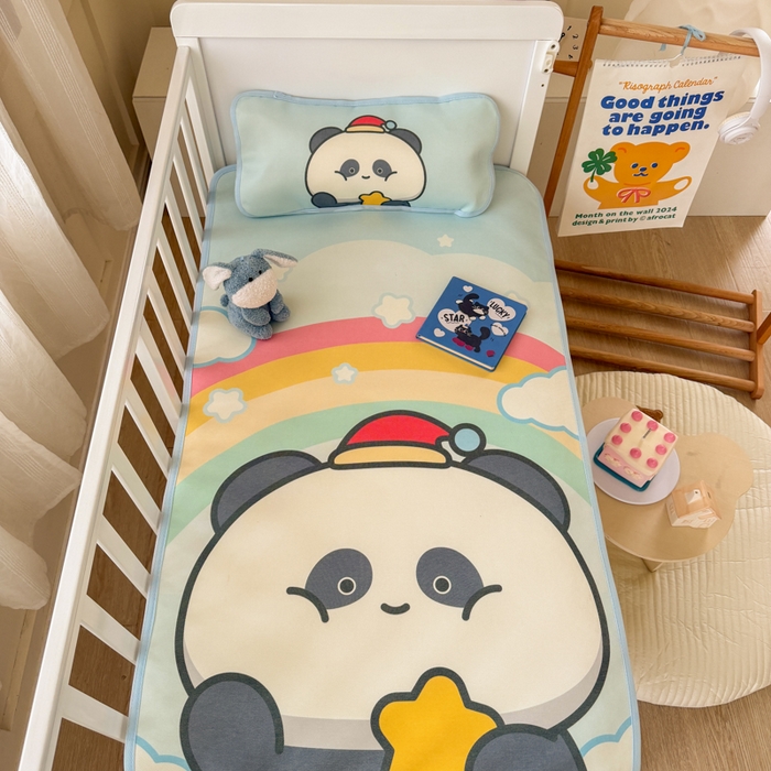 潮邦创意家居 2026新款A类婴童可水洗冰藤软席-巴波布布系列【含A类检测报告】 巴波圈圈